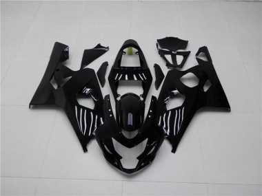 Glänzend Schwarz GSXR 600 / 750 K4 2004-2005 Verkleidungen
