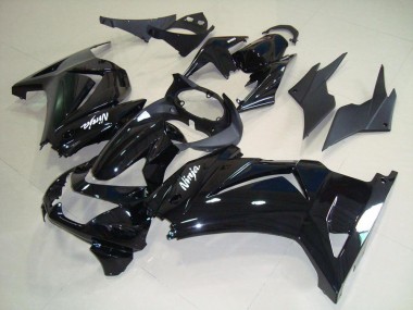 Glänzend Schwarz ZX 250R 2008-2012 Verkleidungen