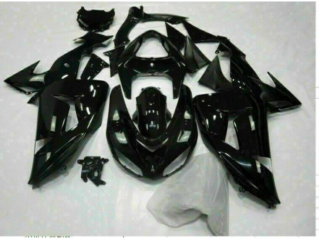 Glänzend Schwarz ZX10R 2006-2007 Verkleidungen