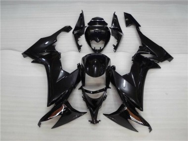 Glänzend Schwarz ZX10R 2008-2010 Verkleidung