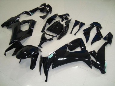 Glänzend Schwarz ZX10R 2008-2010 Verkleidungen
