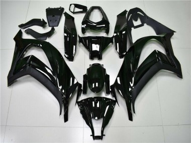 Glänzend Schwarz ZX10R 2011-2015 Verkleidungen