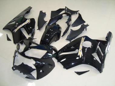 Glänzend Schwarz ZX12R 2002-2006 Verkleidungen