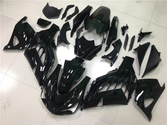 Glänzend Schwarz ZX14R ZZR 1400 2012-2021 Verkleidung Glänzend Schwarz ZX14R ZZR 1400 2012-2021 Verkleidung