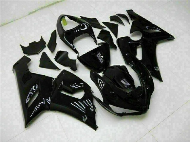 Glänzend Schwarz ZX6R 2005-2006 Verkleidung Glänzend Schwarz ZX6R 2005-2006 Verkleidung