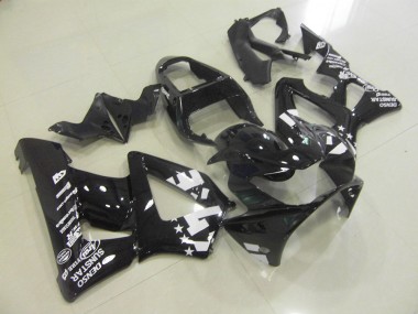 Glänzend Schwarz mit Stern CBR 900 RR 929 2000-2001 Verkleidungen