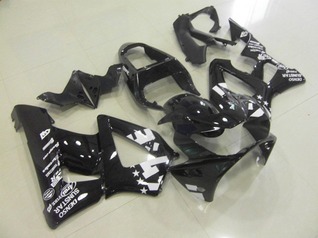 Glänzend Schwarz mit Stern CBR 900 RR 929 2000-2001 Verkleidungen Glänzend Schwarz mit Stern CBR 900 RR 929 2000-2001 Verkleidungen