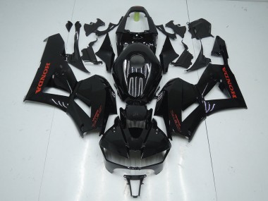 Glänzend Schwarz mit rotem Aufkleber CBR 600 RR 2013-2021 Verkleidungen