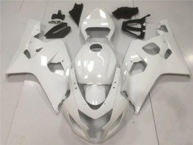 Glänzend Weiß GSXR 600 / 750 K4 2004-2005 Verkleidungen