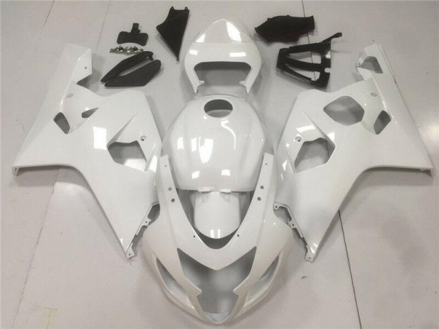Glänzend Weiß GSXR 600 / 750 K4 2004-2005 Verkleidungen Glänzend Weiß GSXR 600 / 750 K4 2004-2005 Verkleidungen