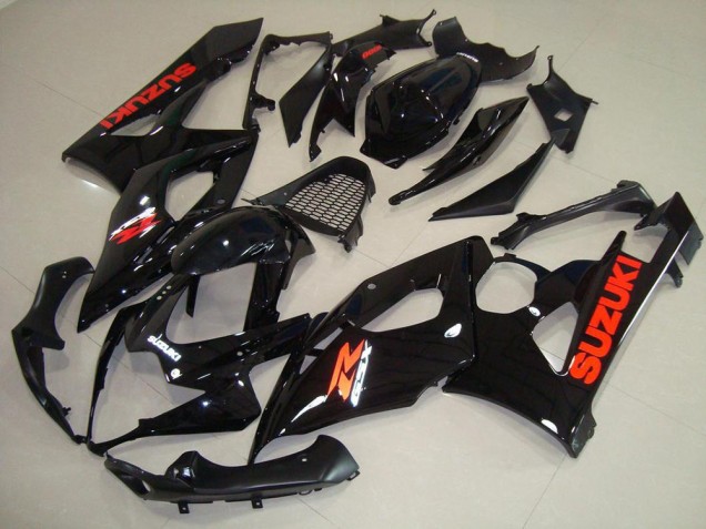 Glänzend schwarz roter Aufkleber GSXR 1000 K5 2005-2006 Verkleidungen Glänzend schwarz roter Aufkleber GSXR 1000 K5 2005-2006 Verkleidungen