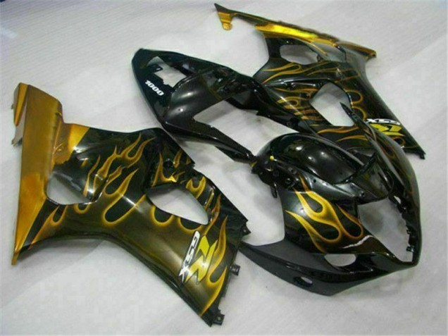 Gold Schwarz GSXR 1000 K3 2003-2004 Verkleidungen