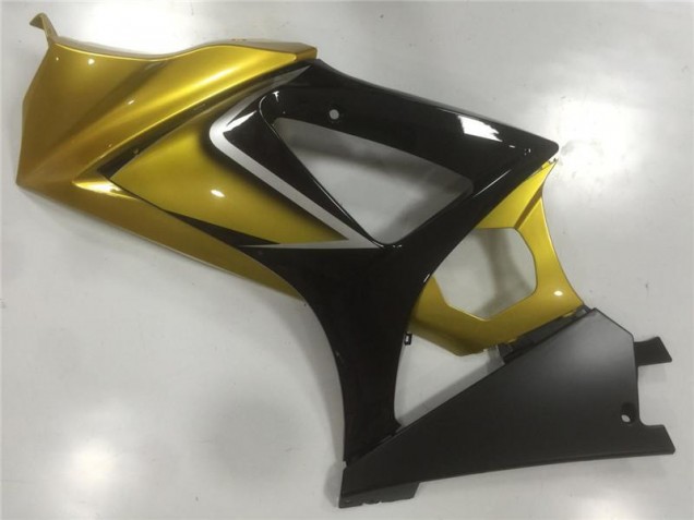 Gold Schwarz GSXR 1000 K7 2007-2008 Verkleidung Gold Schwarz GSXR 1000 K7 2007-2008 Verkleidung