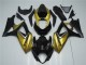 Gold Schwarz GSXR 1000 K7 2007-2008 Verkleidung Gold Schwarz GSXR 1000 K7 2007-2008 Verkleidung