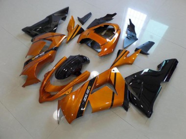 Gold Schwarz ZX10R 2003-2005 Verkleidungen