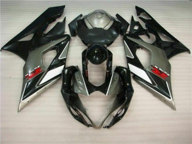 Grau Schwarz GSXR 1000 K5 2005-2006 Verkleidungen