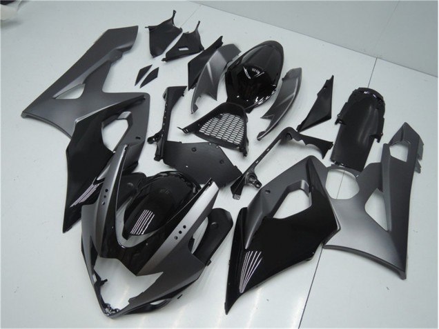 Grau Schwarz GSXR 1000 K5 2005-2006 Verkleidungen & Plastik Grau Schwarz GSXR 1000 K5 2005-2006 Verkleidungen & Plastik