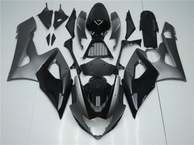 Grau Schwarz GSXR 1000 K5 2005-2006 Verkleidungen & Plastik Grau Schwarz GSXR 1000 K5 2005-2006 Verkleidungen & Plastik