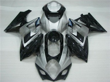 Grau Schwarz GSXR 1000 K7 2007-2008 Verkleidungen