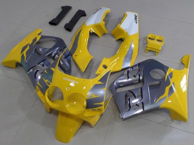 Graues Gelb CBR 250 RR MC19 1988-1989 Verkleidungen