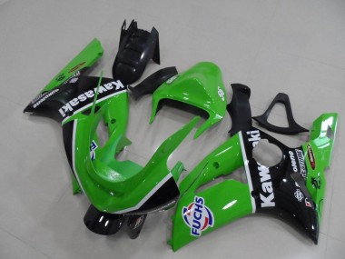 Grün Fuchs ZX6R 2003-2004 Verkleidungen