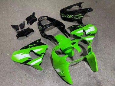 Grün Glänzend Schwarz ZX9R 2000-2001 Verkleidungen