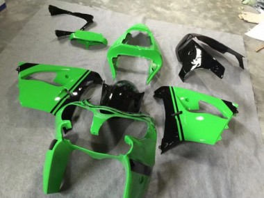 Grün Glänzend Schwarz ZX9R 2002-2003 Verkleidungen