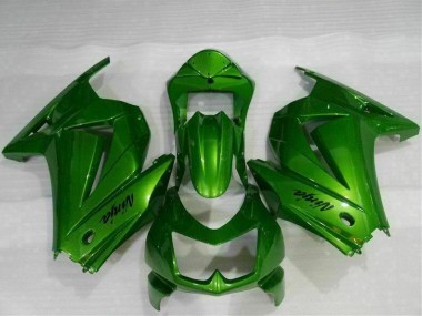 Grün Ninja EX250 2008-2012 Verkleidung