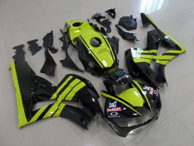 Grün Schwarz CBR 600 RR 2013-2021 Verkleidungen