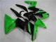 Grün Schwarz EX650 2006-2008 Verkleidung Grün Schwarz EX650 2006-2008 Verkleidung