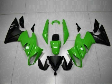 Grün Schwarz EX650 2009-2011 Verkleidung