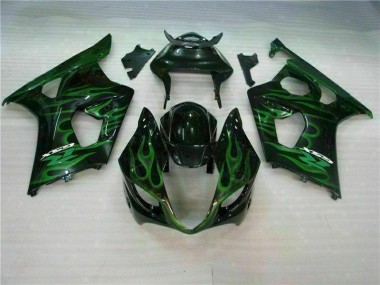 Grün Schwarz GSXR 1000 K3 2003-2004 Verkleidungen