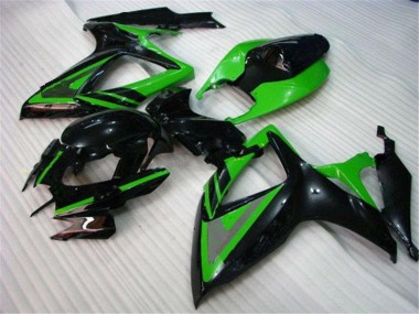 Grün Schwarz GSXR 600 / 750 K6 2006-2007 Verkleidungen