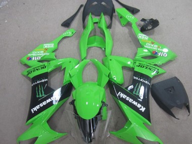 Grün Schwarz Monster ZX10R 2008-2010 Verkleidungen
