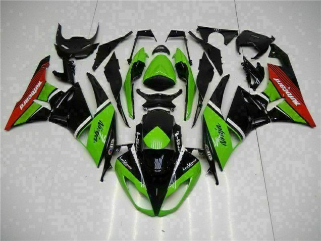 Grün Schwarz Rot ZX6R 2009-2012 Verkleidungen Grün Schwarz Rot ZX6R 2009-2012 Verkleidungen
