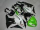 Grün Schwarz Weiß 25 ZX6R 2009-2012 Verkleidungen