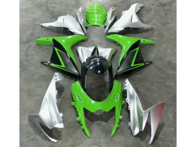 Grün Silber GSXR 600 / 750 K11 2011-2024 Verkleidungen Grün Silber GSXR 600 / 750 K11 2011-2024 Verkleidungen