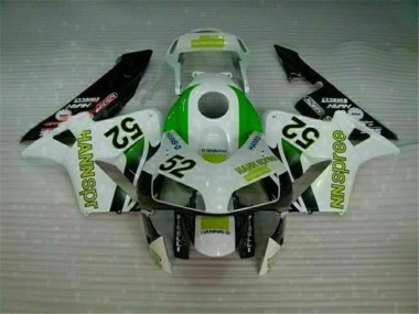 Grün Weiß Schwarz CBR 600 RR 2003-2004 Verkleidungen