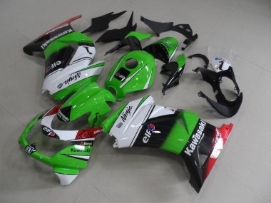 Grün Weiß Schwarz ZX 250R 2008-2012 Verkleidung