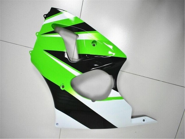 Grün Weiß Schwarz ZX6R 2000-2002 Verkleidungen Grün Weiß Schwarz ZX6R 2000-2002 Verkleidungen