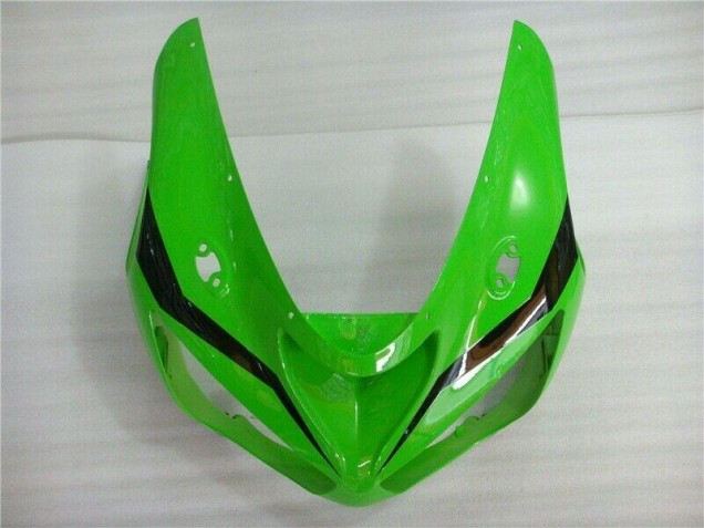 Grün Weiß Schwarz ZX6R 2005-2006 Verkleidungen