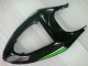 Grün Weiß Schwarz ZX6R 2005-2006 Verkleidungen
