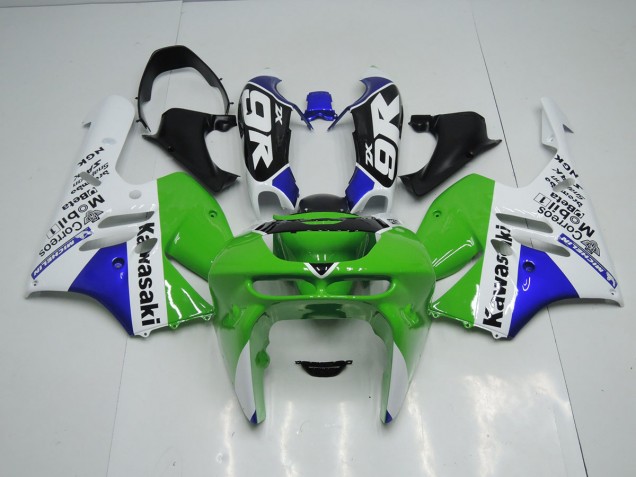 Grün Weiß ZX9R 1994-1997 Verkleidungen Grün Weiß ZX9R 1994-1997 Verkleidungen
