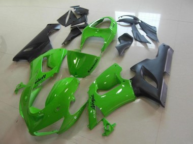 Grün ZX6R 2005-2006 Verkleidungen Komplett Sets