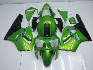 Grün und Schwarz ZX12R 2000-2001 Verkleidungen
