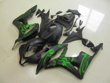 Grüner Totenkopf CBR 600 RR 2007-2008 Verkleidungen