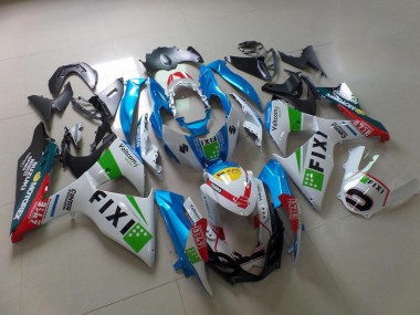 Hell blau Fixi GSXR 1000 K9 2009-2016 Verkleidungen