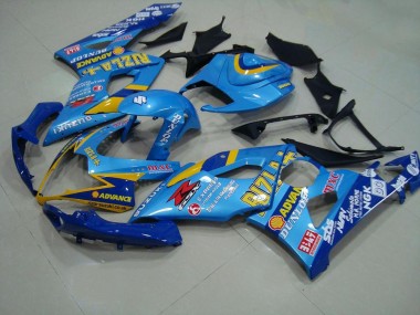 Hell blau Rizla GSXR 1000 K5 2005-2006 Verkleidungen