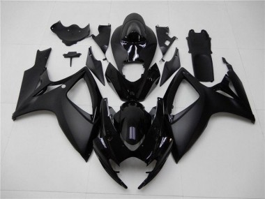 Matt Schwarz GSXR 600 / 750 K6 2006-2007 Verkleidungen