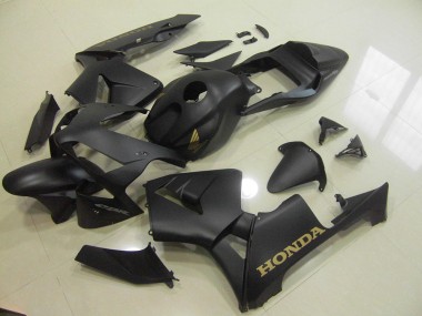 Matt Schwarz Gold CBR 600 RR 2003-2004 Verkleidungen